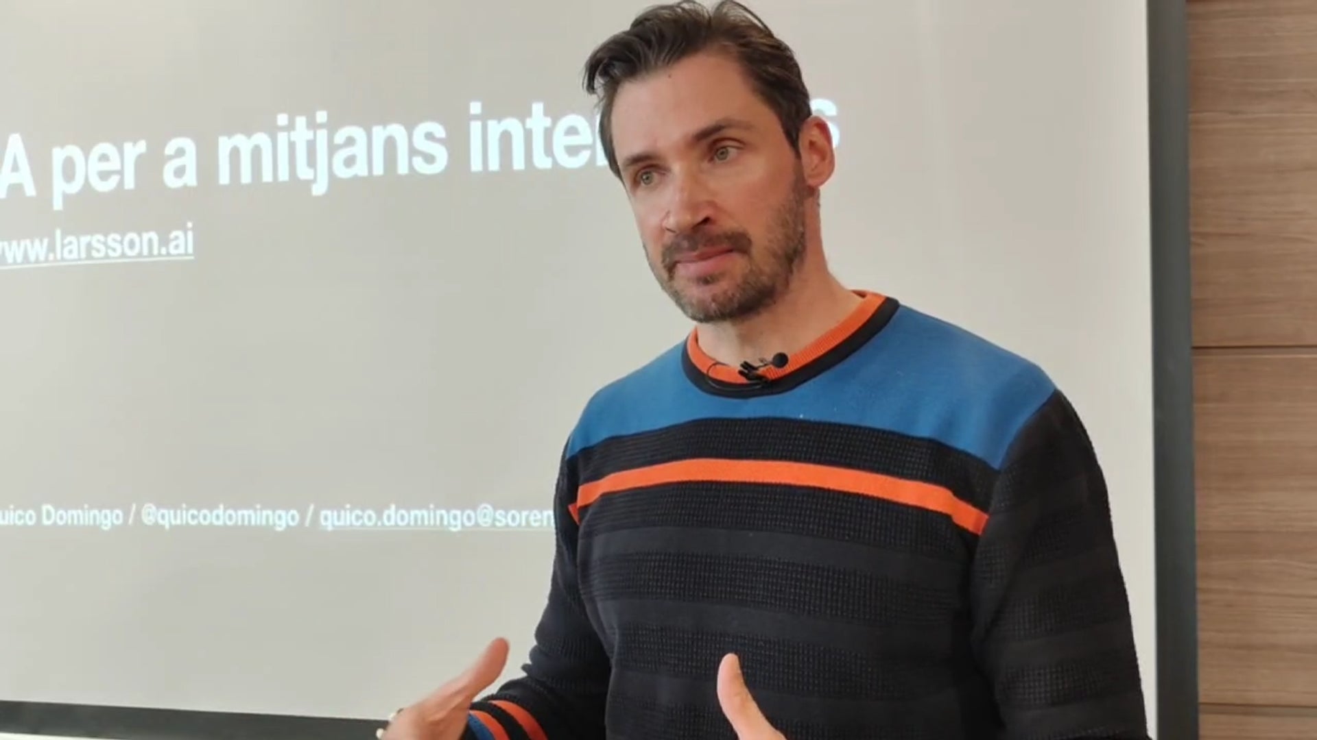 Quico Domingo, responsable de l'empresa especialitzada en IA Sorensen.ai