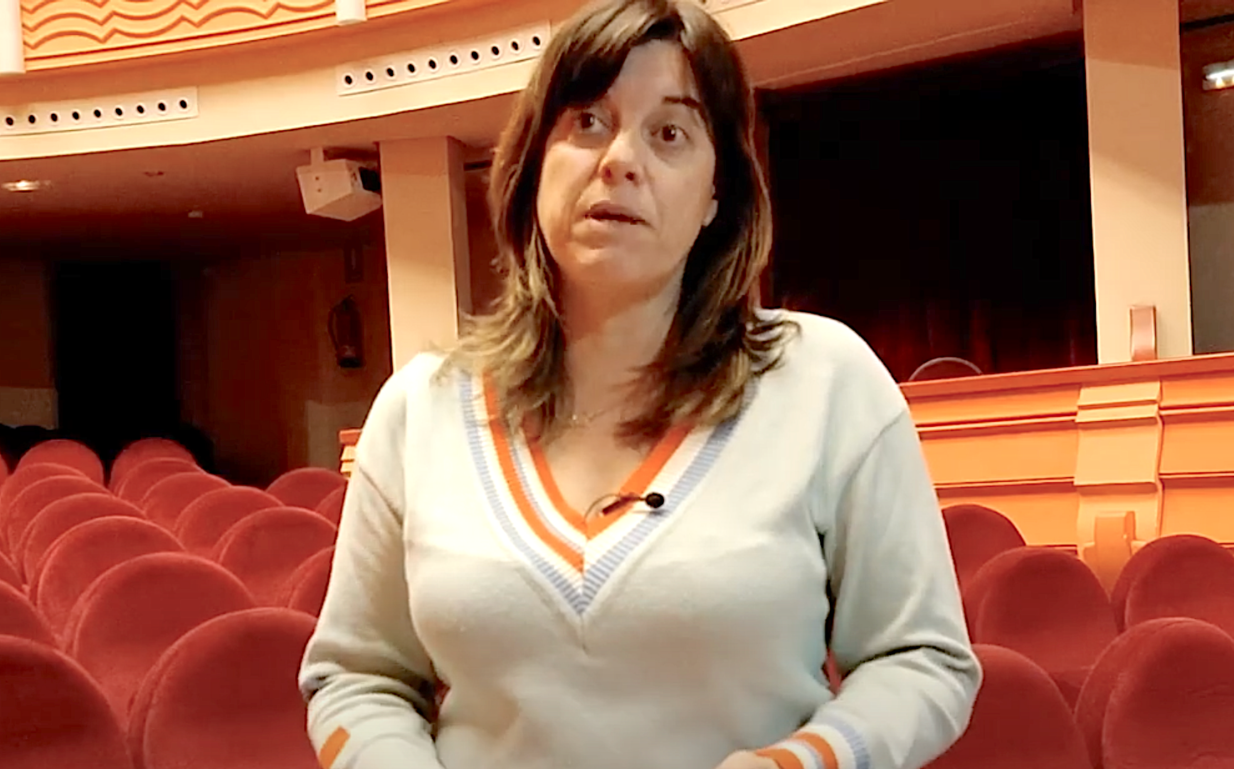 La regidora de Cultura de l'Ajuntament de Monòver, Júlia Tortosa
