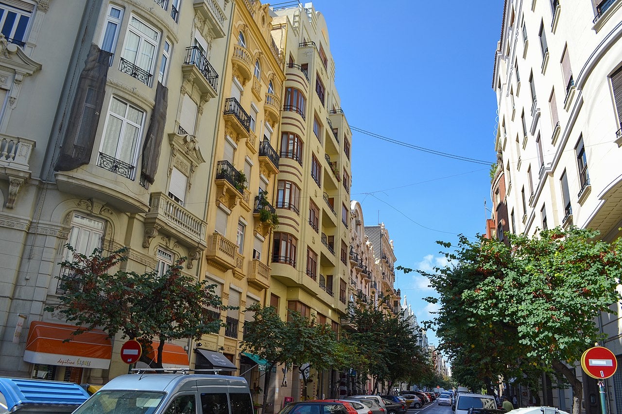 Carrer de Ciril Amorós de València | Wikimedia Commons
