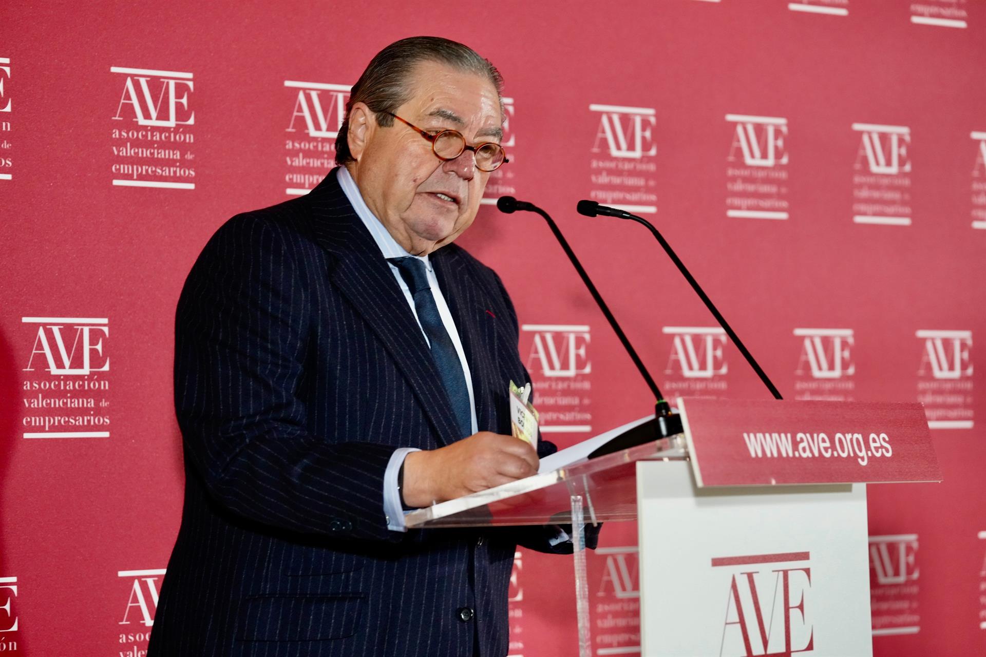 El president de l'Associació Valenciana d'Empresaris (AVE), Vicente Boluda | EP