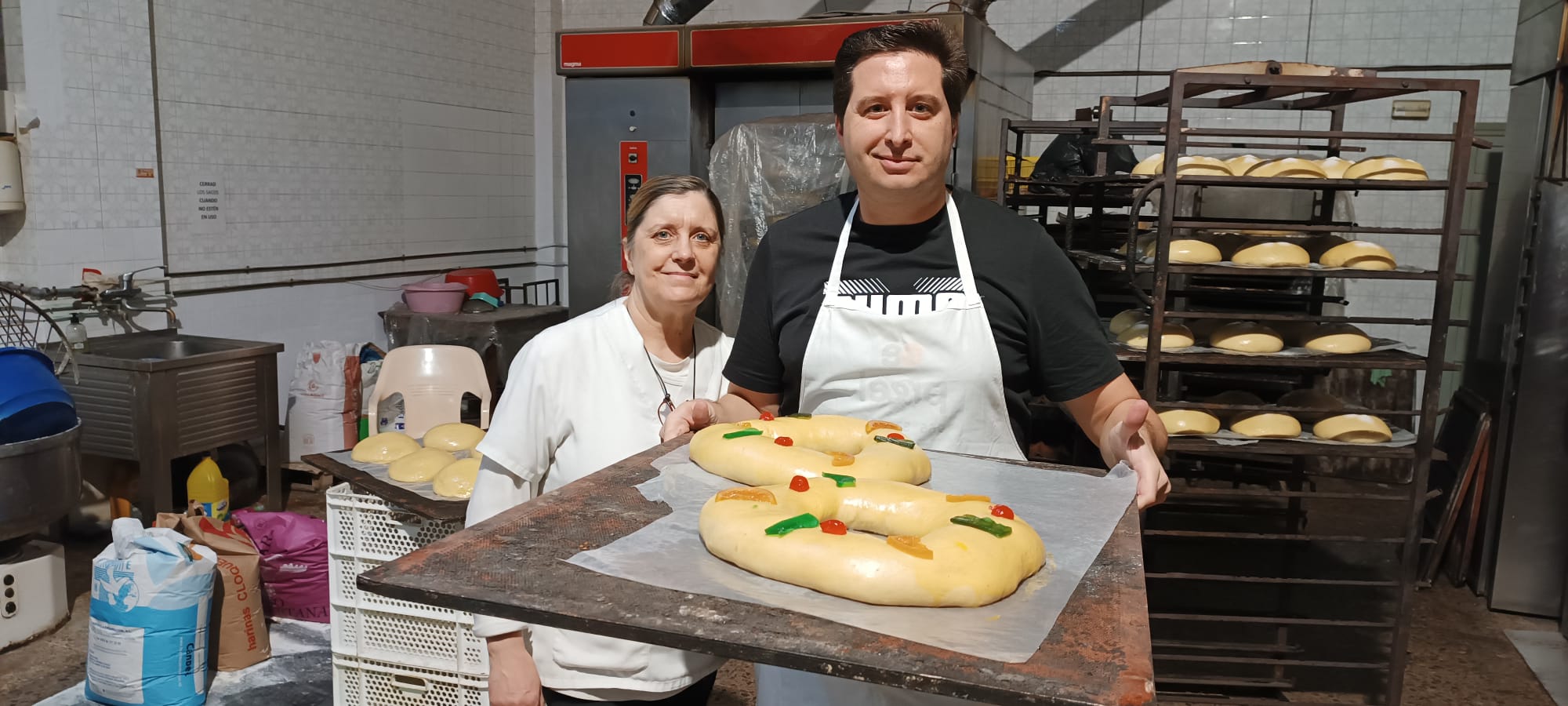 Nieves Espinosa i Juanjo Ferri, del forn Ferri Santamaría
