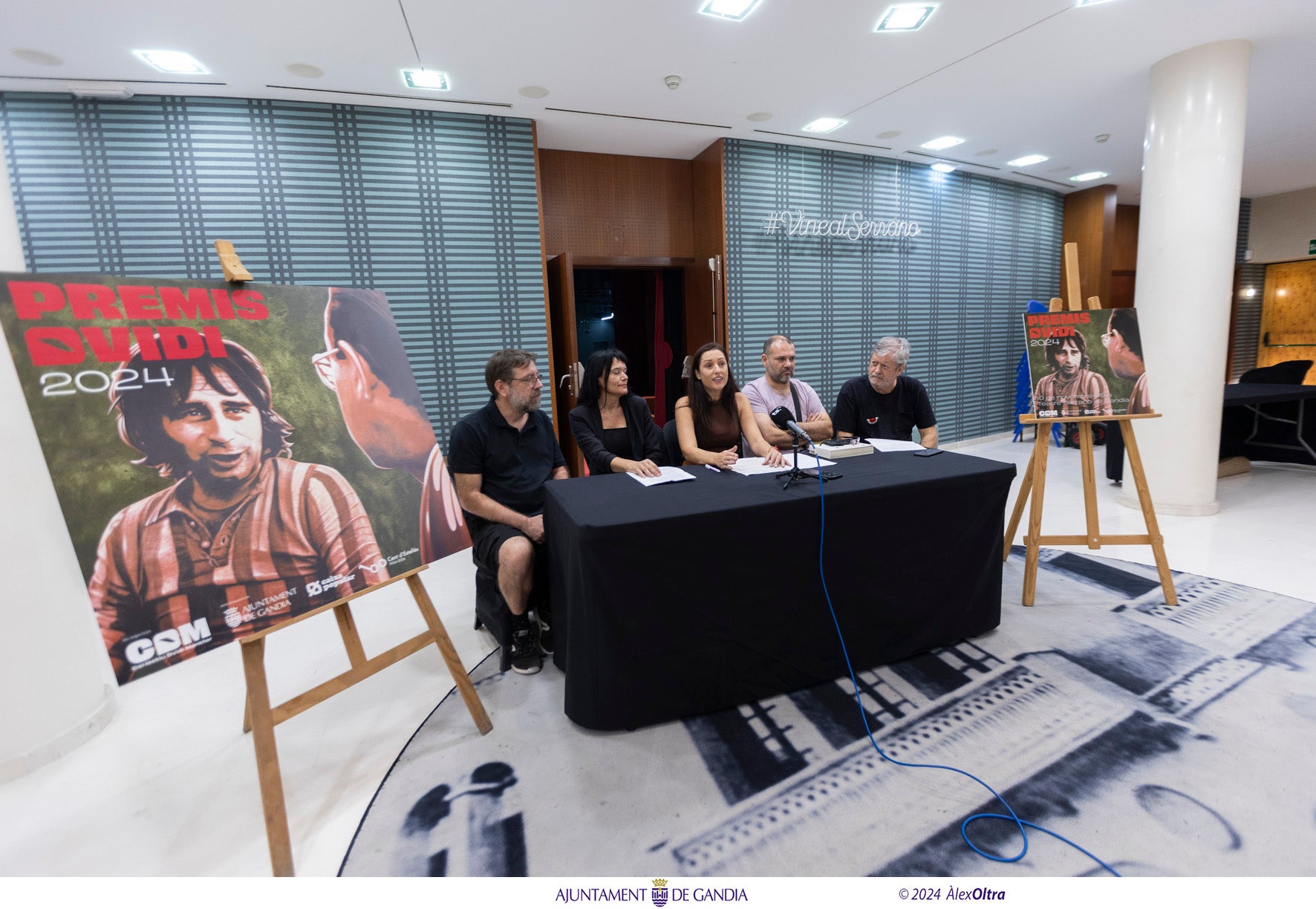 Roda de premsa prèvia dels Premis Ovidi / Ajuntament de Gandia