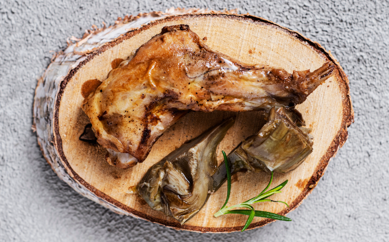Conill amb carxofes