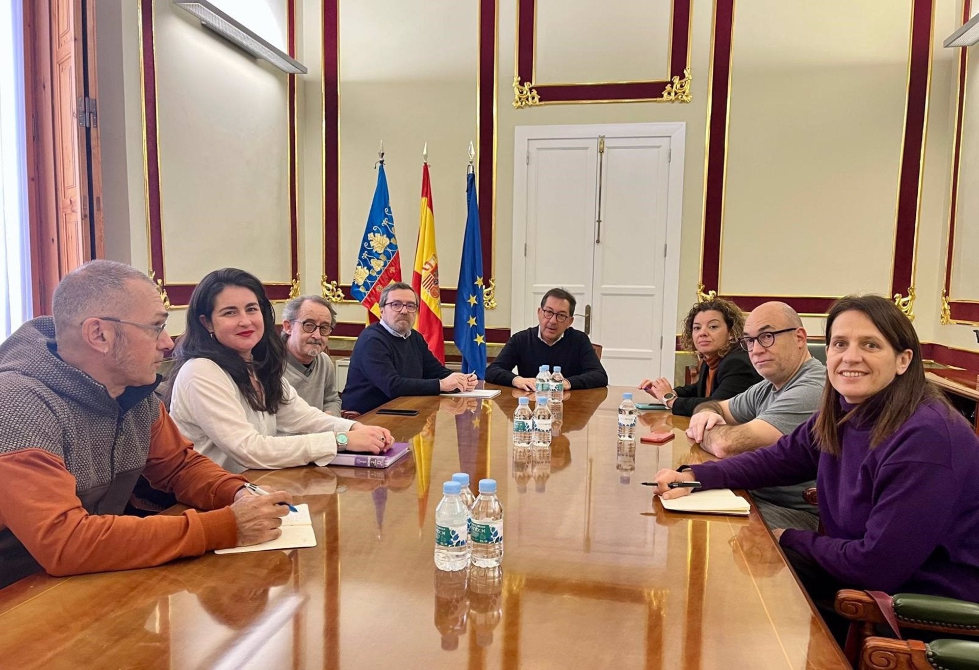 El director general de Cultura, Miquel Nadal, es reuneix amb representants de diferents associacions i institucions del sector editorial i foment de la lectura