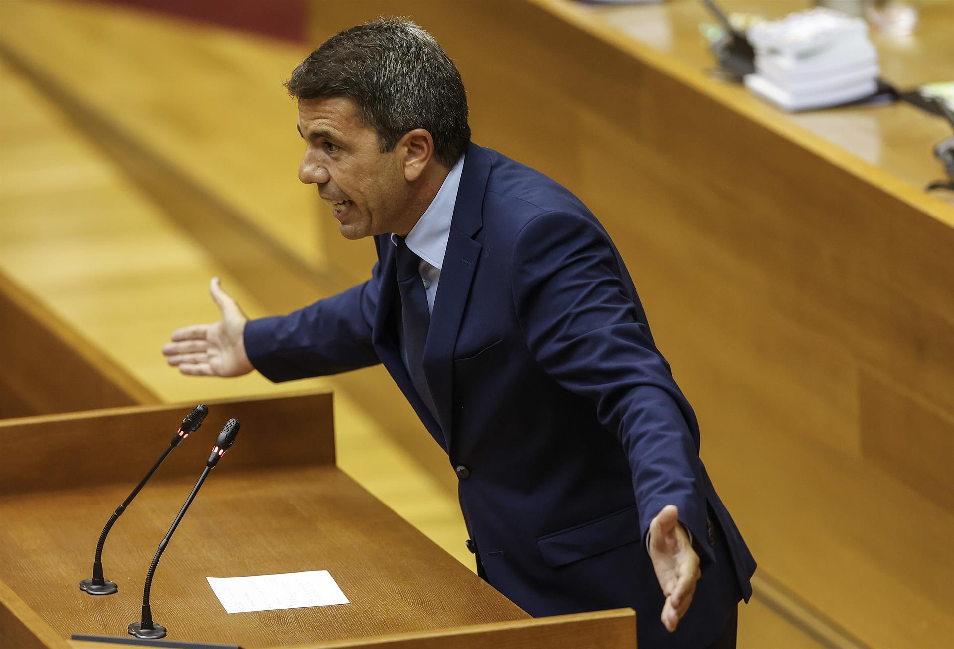 El president de la Generalitat, Carlos Mazón, Rober Solsona  | EP