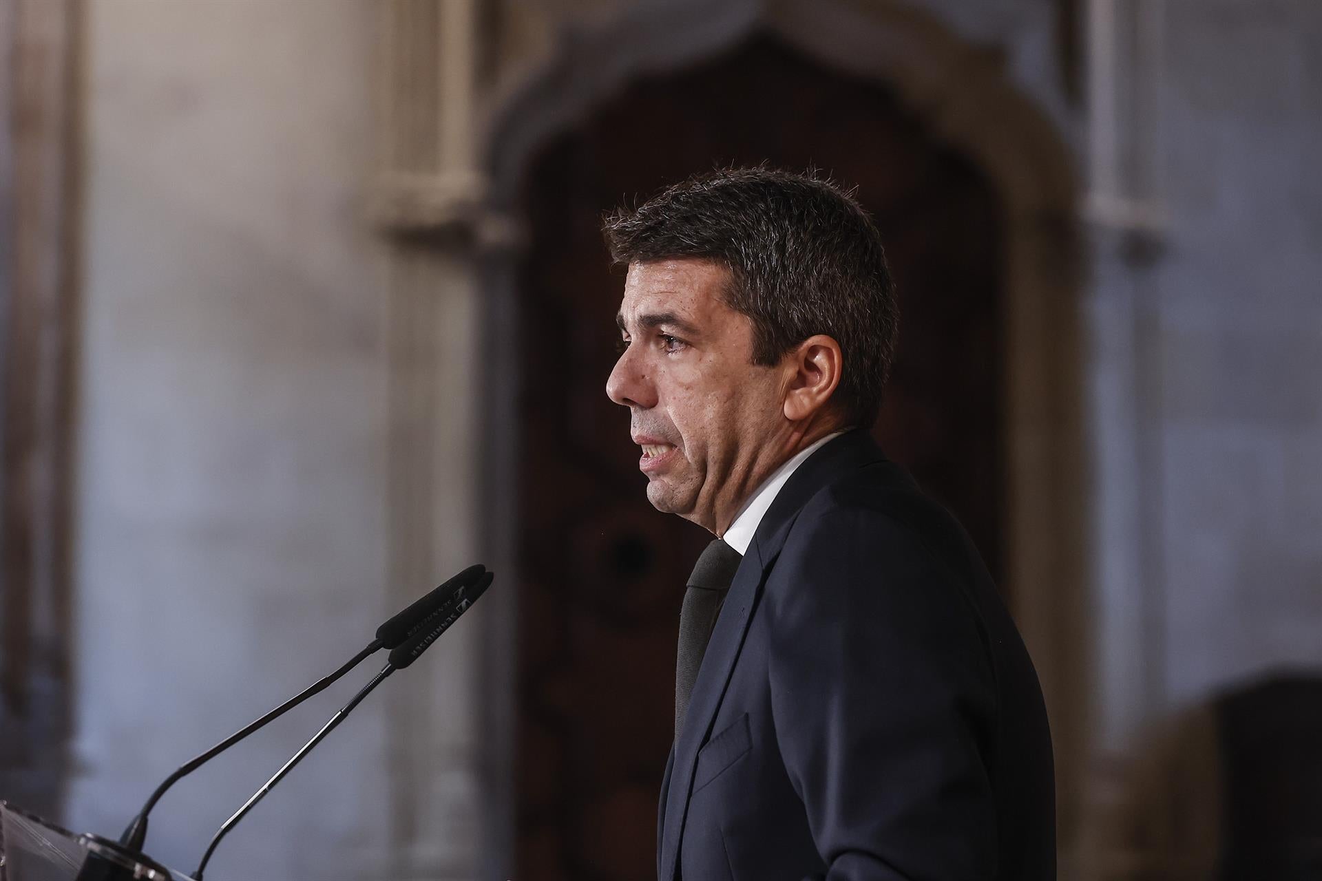 El president de la Generalitat Valenciana, Carlos Mazón, | Rober Solsona | EP