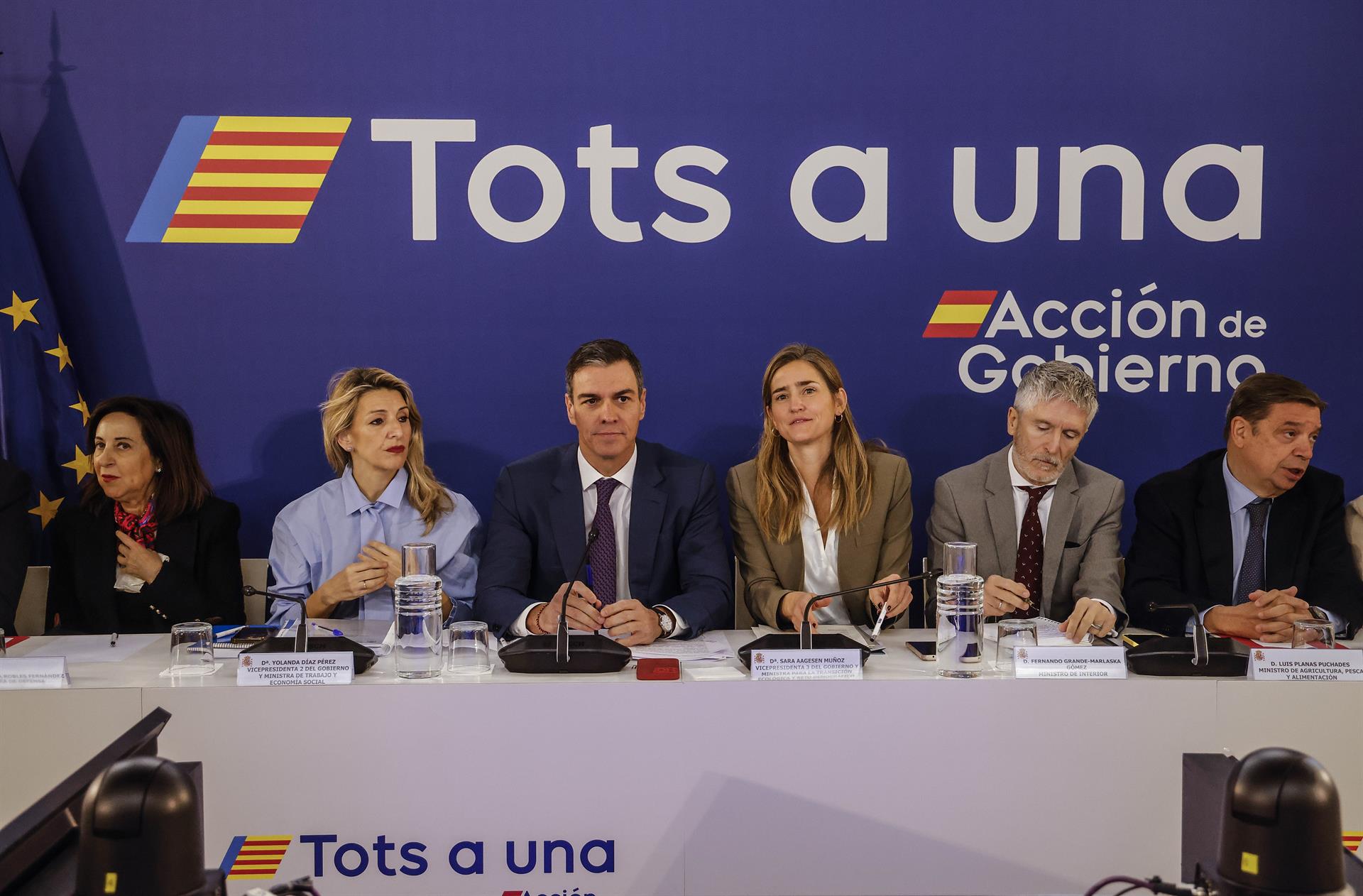 El president espanyol, Pedro Sánchez, es reuneix amb alcaldes de localitats afectades per la DANA / Europa Press