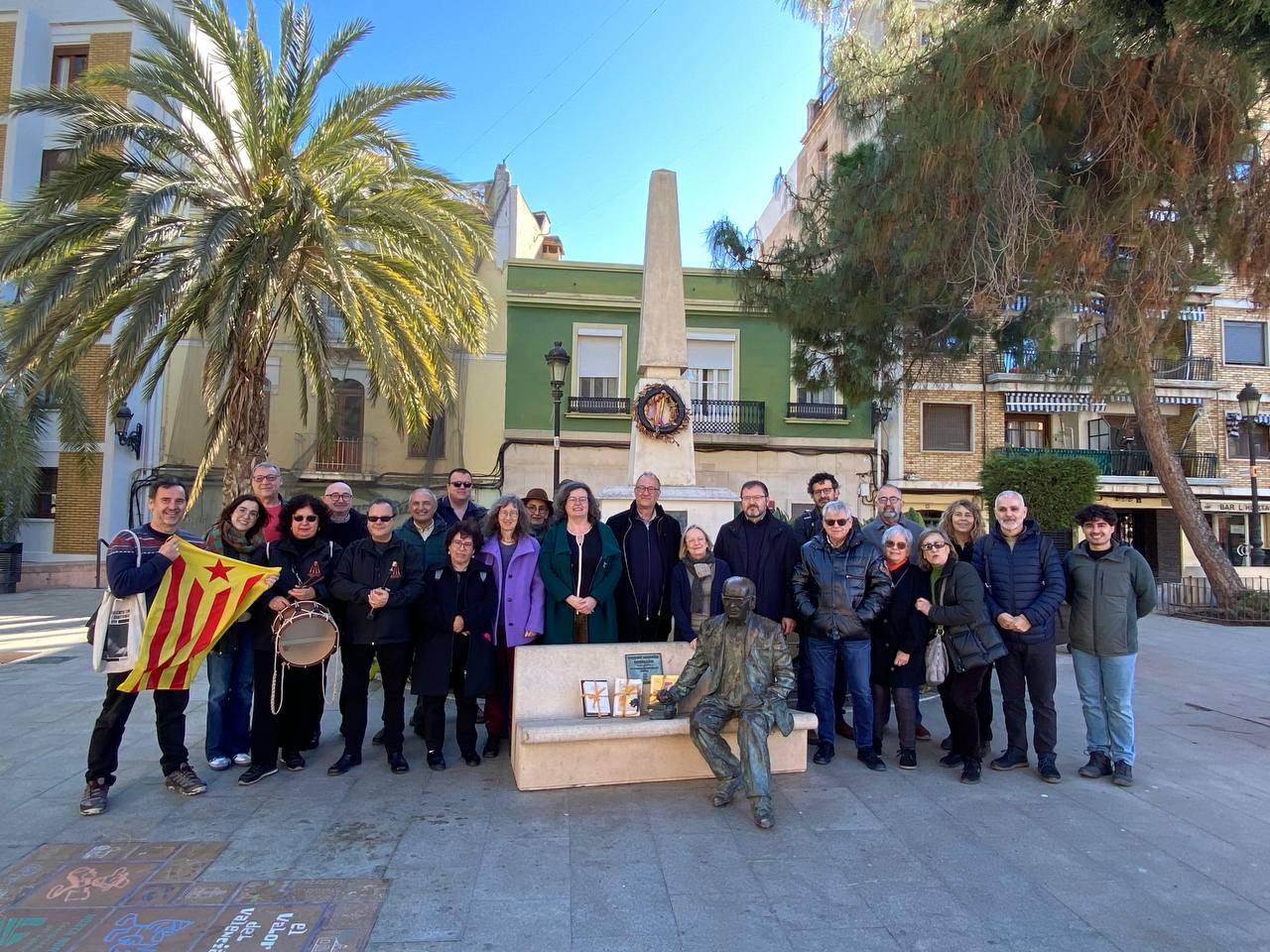 Homenatge a Estellés a Burjassot (Horta Sud) organitzat per la Federació Llull