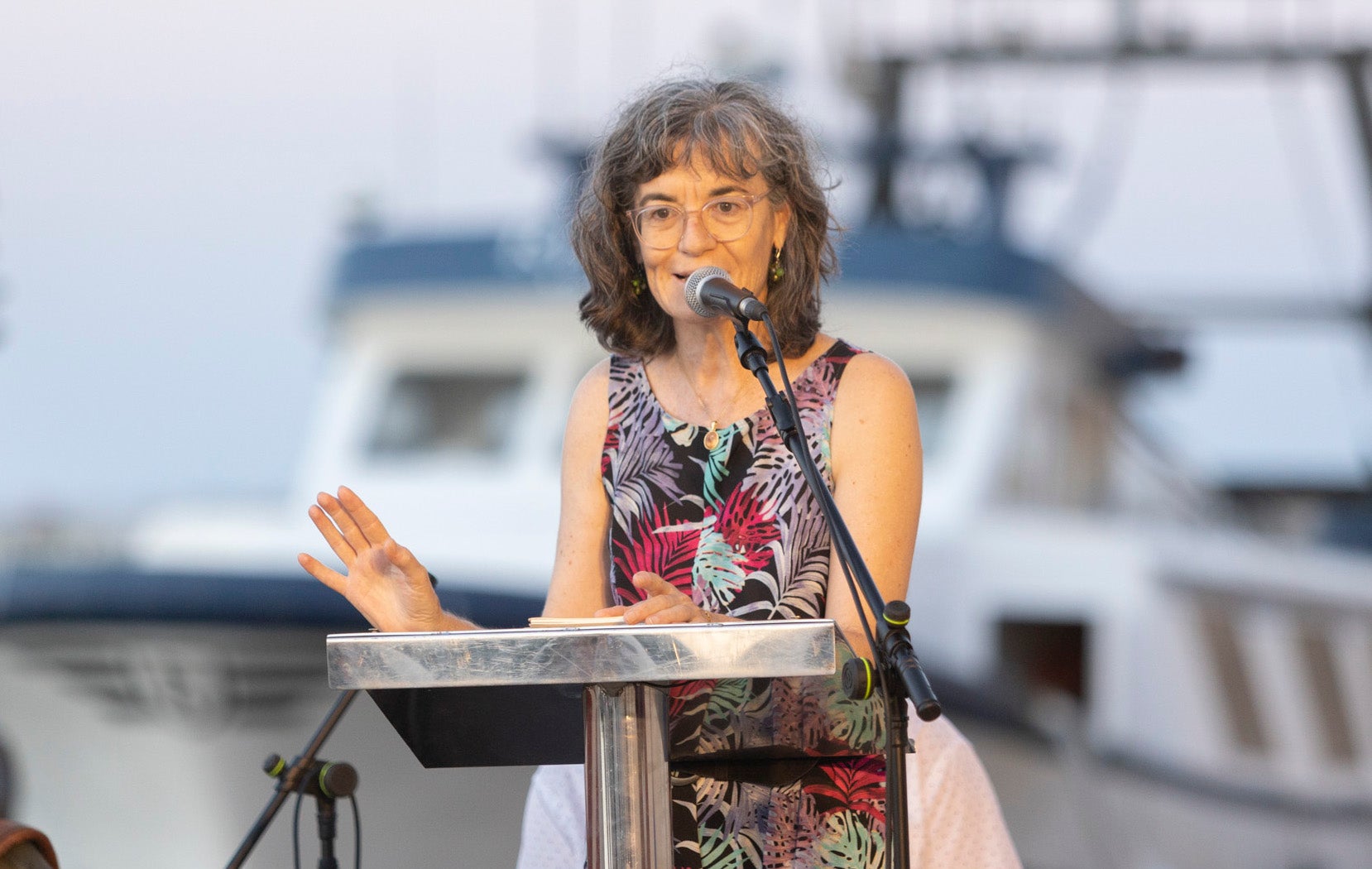 Maria Josep Escrivà en l'Estiuvers 2024, al Grau de Gandia | @Àlex Oltra