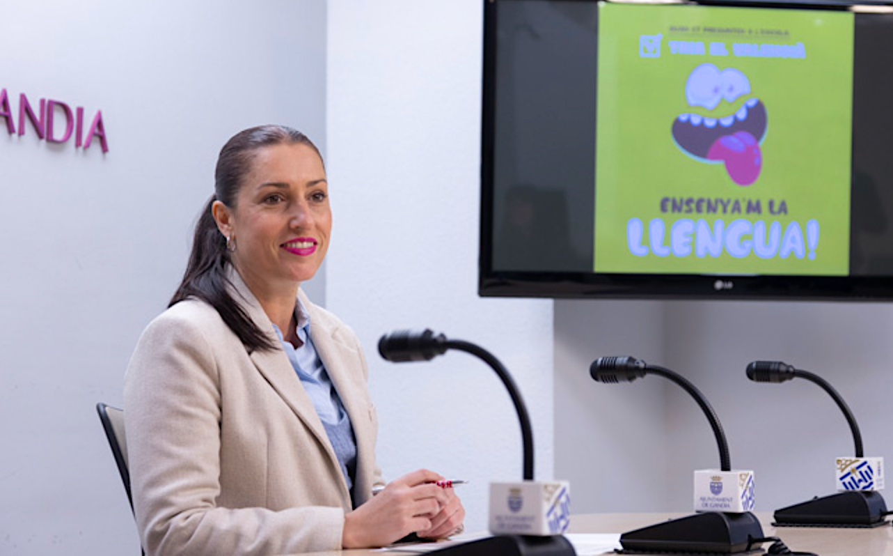 La regidora d’Educació i Política lingüística de l’Ajuntament de Gandia, Esther Sapena | Ajuntament de Gandia
