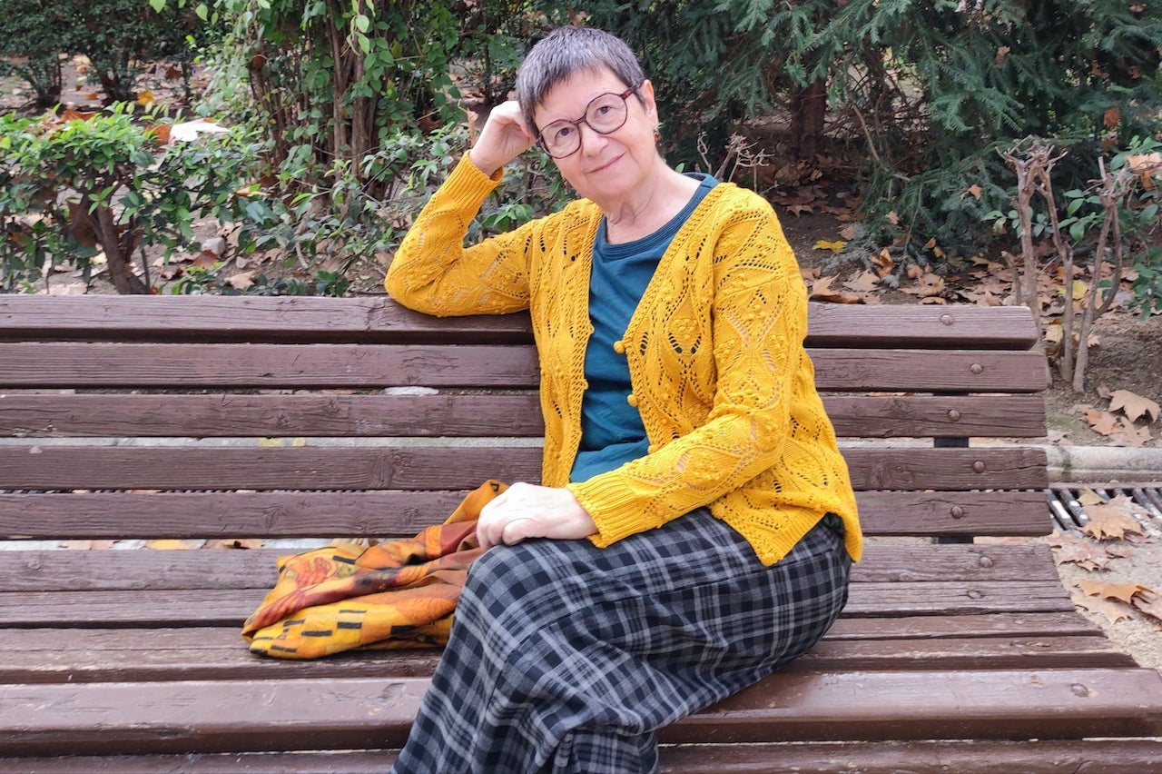 Ester Vizcarra, autora de la novel·la «La cadira de l’artista indòmit»
