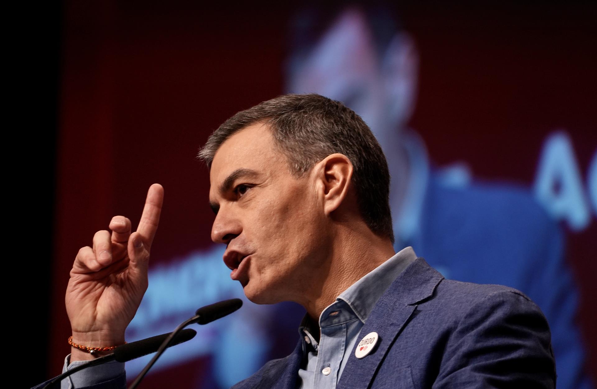 El secretari general del PSOE i president del govern espanyol, Pedro Sánchez | Eduardo Manzana | EP