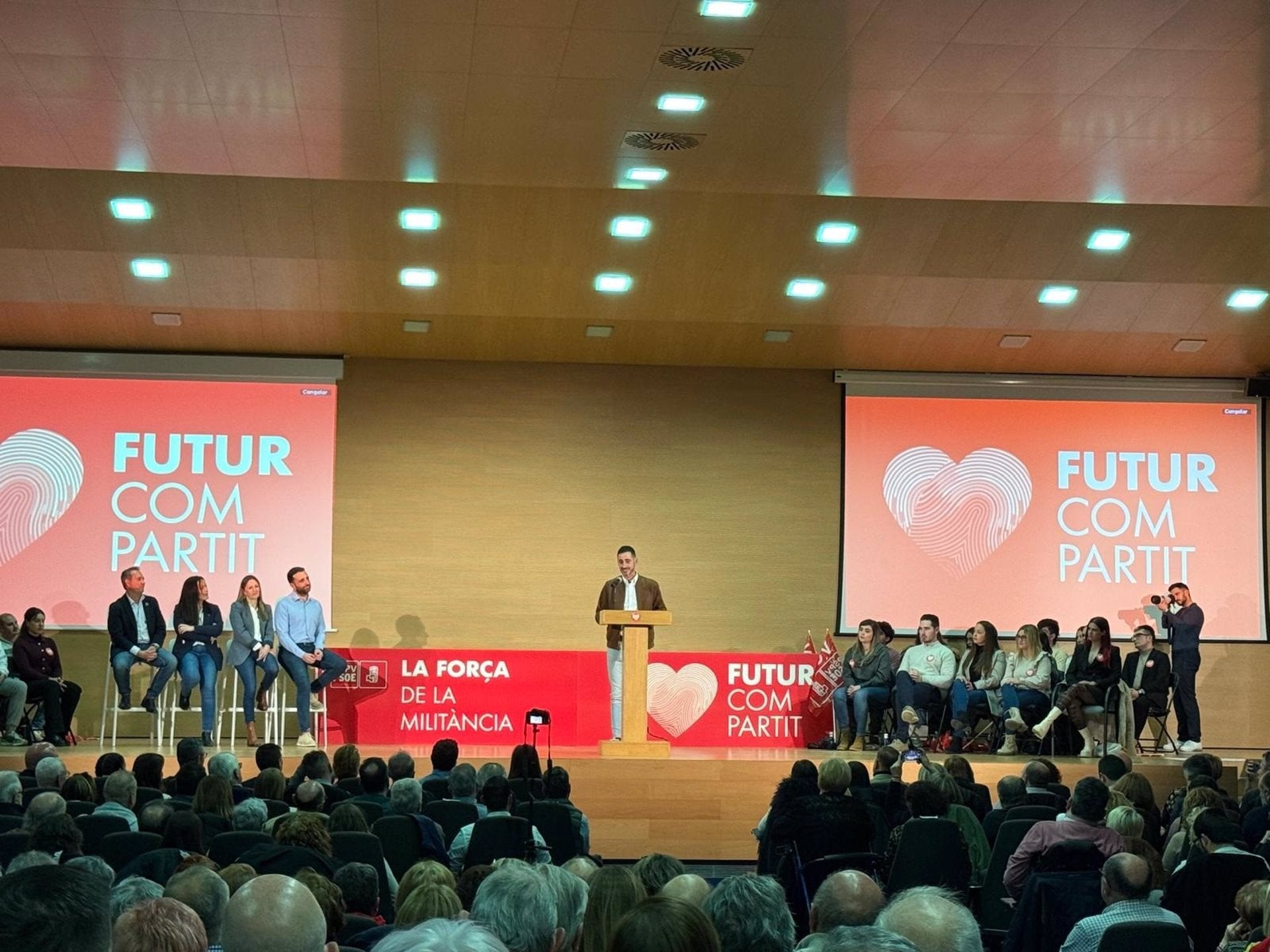 Presentació de la candidatura de Carlos Fernández Bielsa a la reelecció com a secretari del PSPV a la demarcació de València / Europa Press