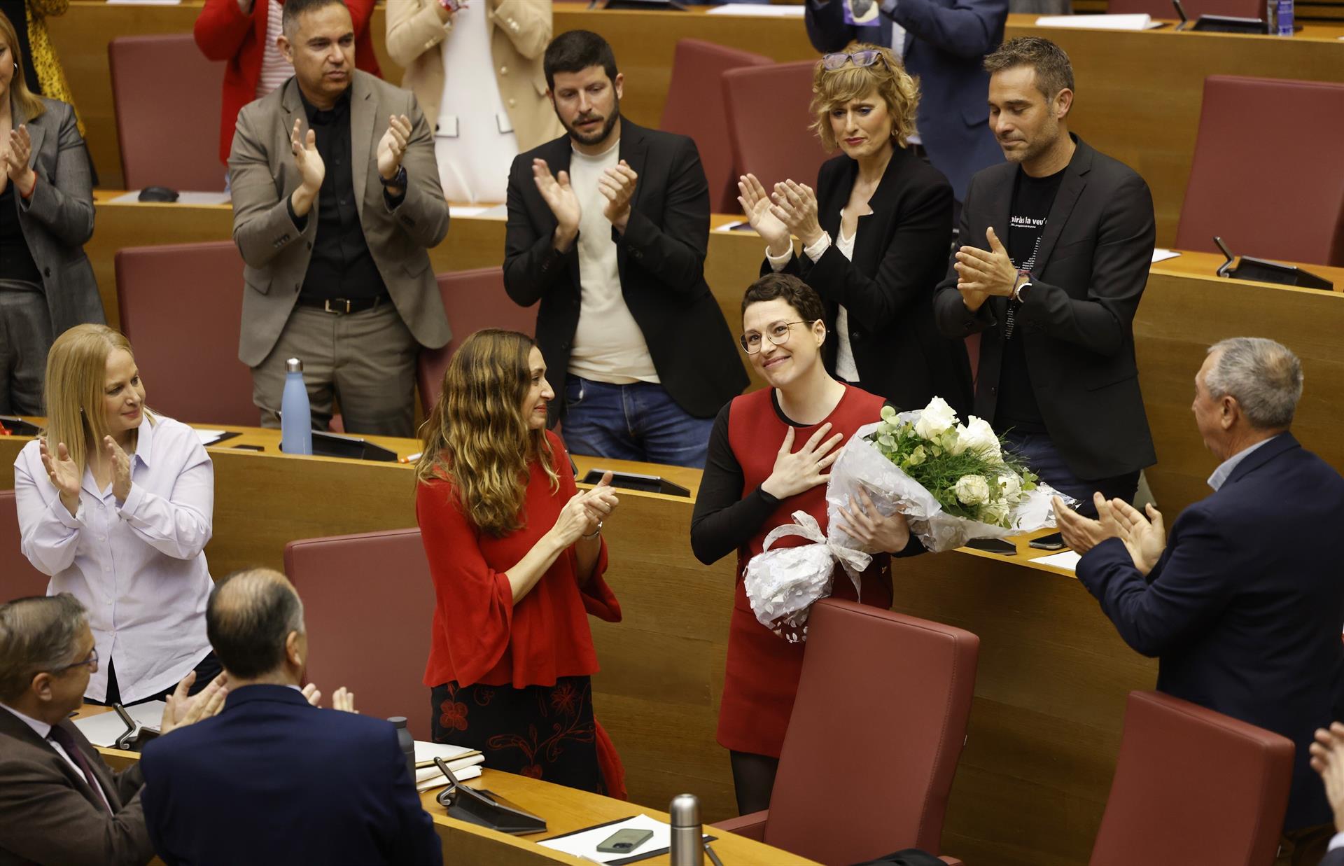 La diputada de Compromís i exvicepresidenta del Consell Aitana Mas torna a Les Corts | Rober Solsona | EP