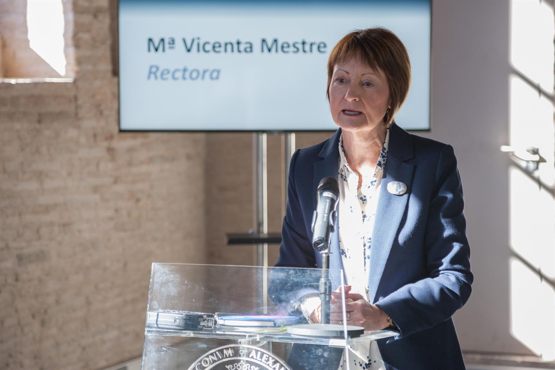 La rectora de la Universitat de València, Mavi Mestre | EP