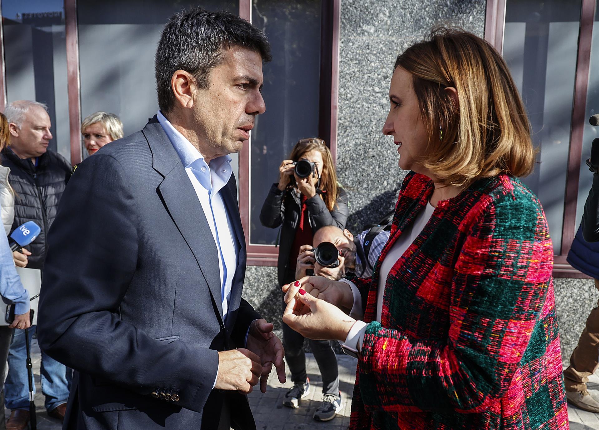 Carlos Mazón i María José Catalá en una imatge d'arxiu, anterior a la DANA / EP