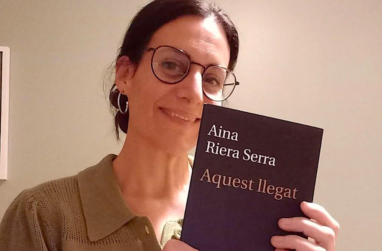 La poetessa Aina Riera