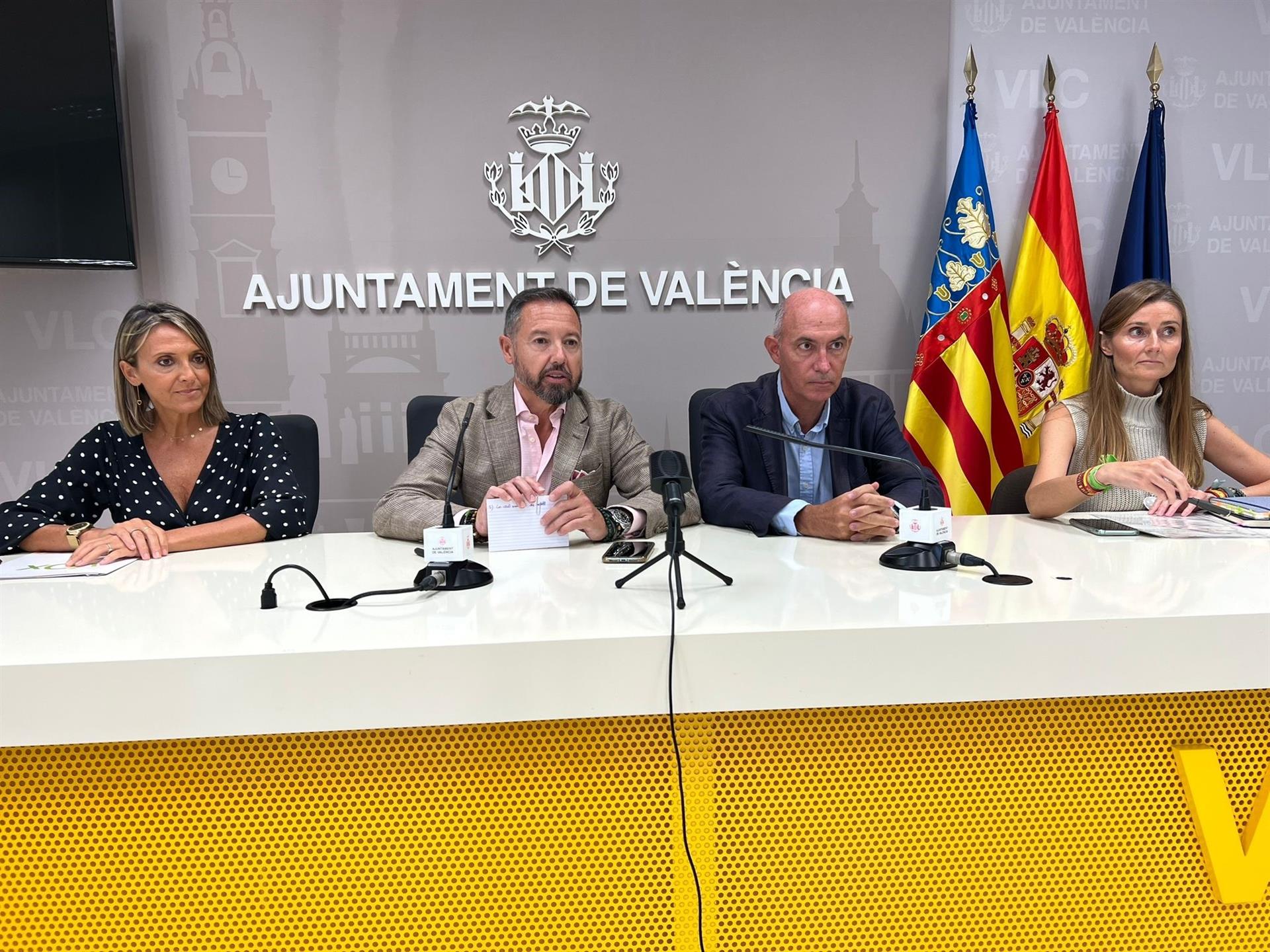 Els regidors de Vox a l'Ajuntament de València / Europa Press