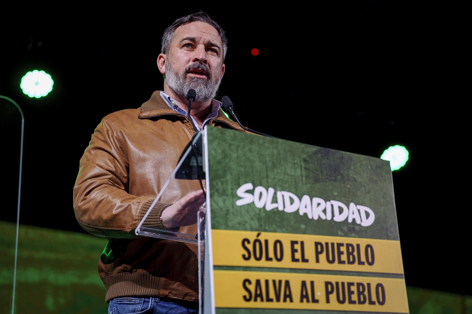 El líder de Vox, Santiago Abascal | A. Pérez Meca | EP