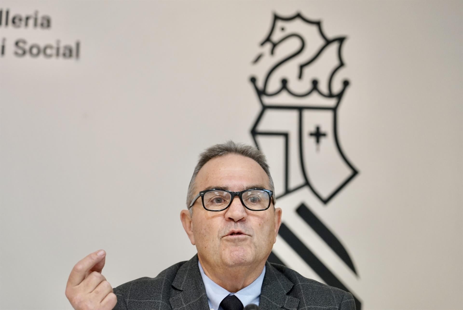 El vicepresident segon i conseller per a la Recuperació Econòmica i Social, el tinent general Francisco José Gan Pampols | Eduardo Manzana | EP