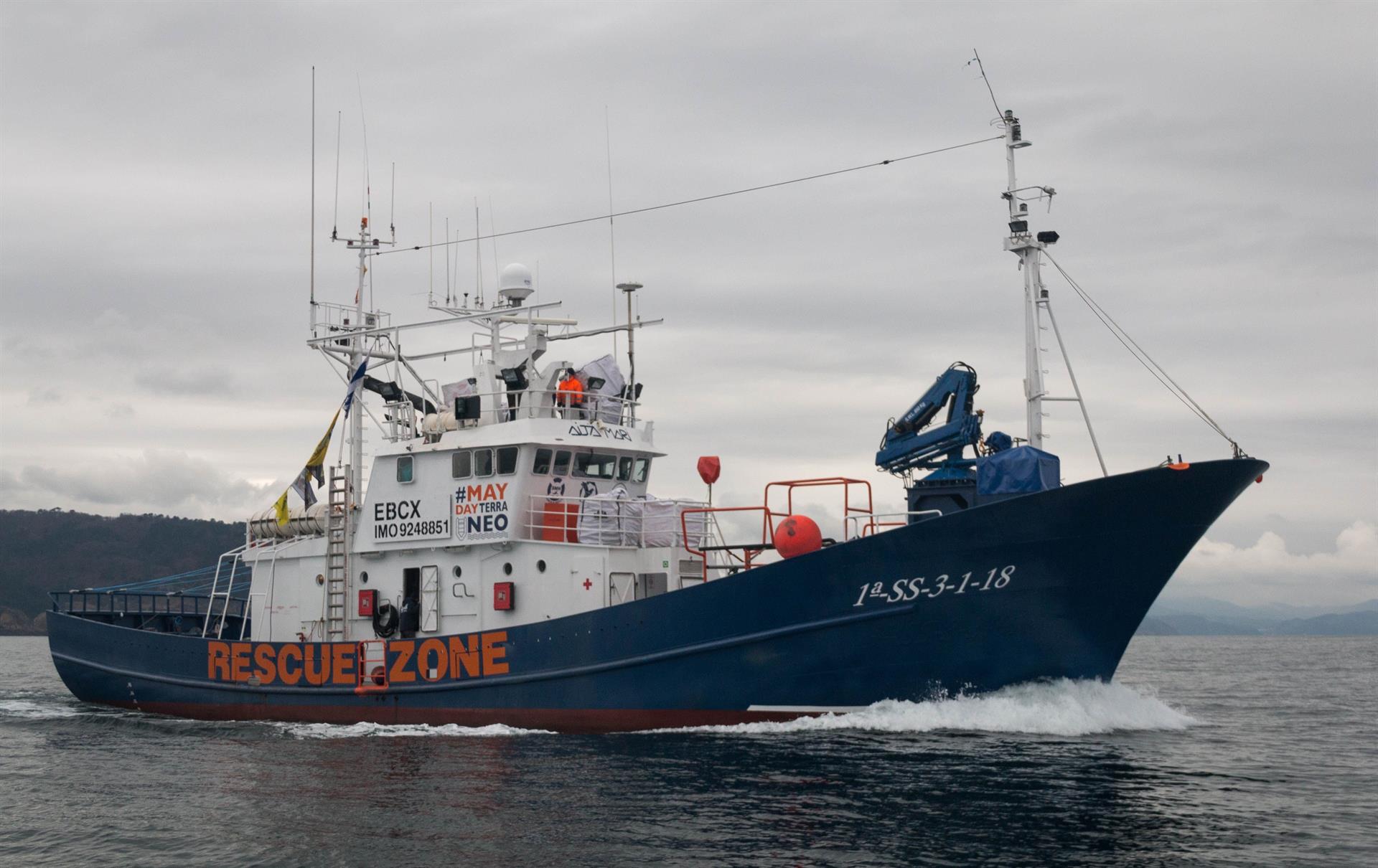 Vaixell de rescat humanitari a la Mediterrània «Aita Mari» | SMH