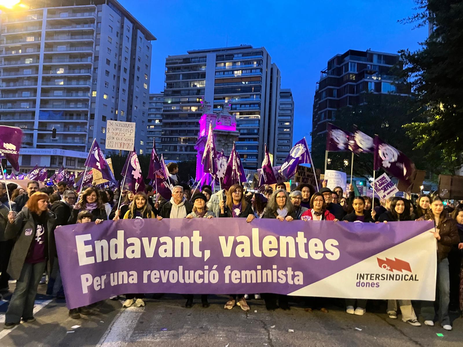 Manifestació del 8 de Març  a València | Intersindical Valenciana
