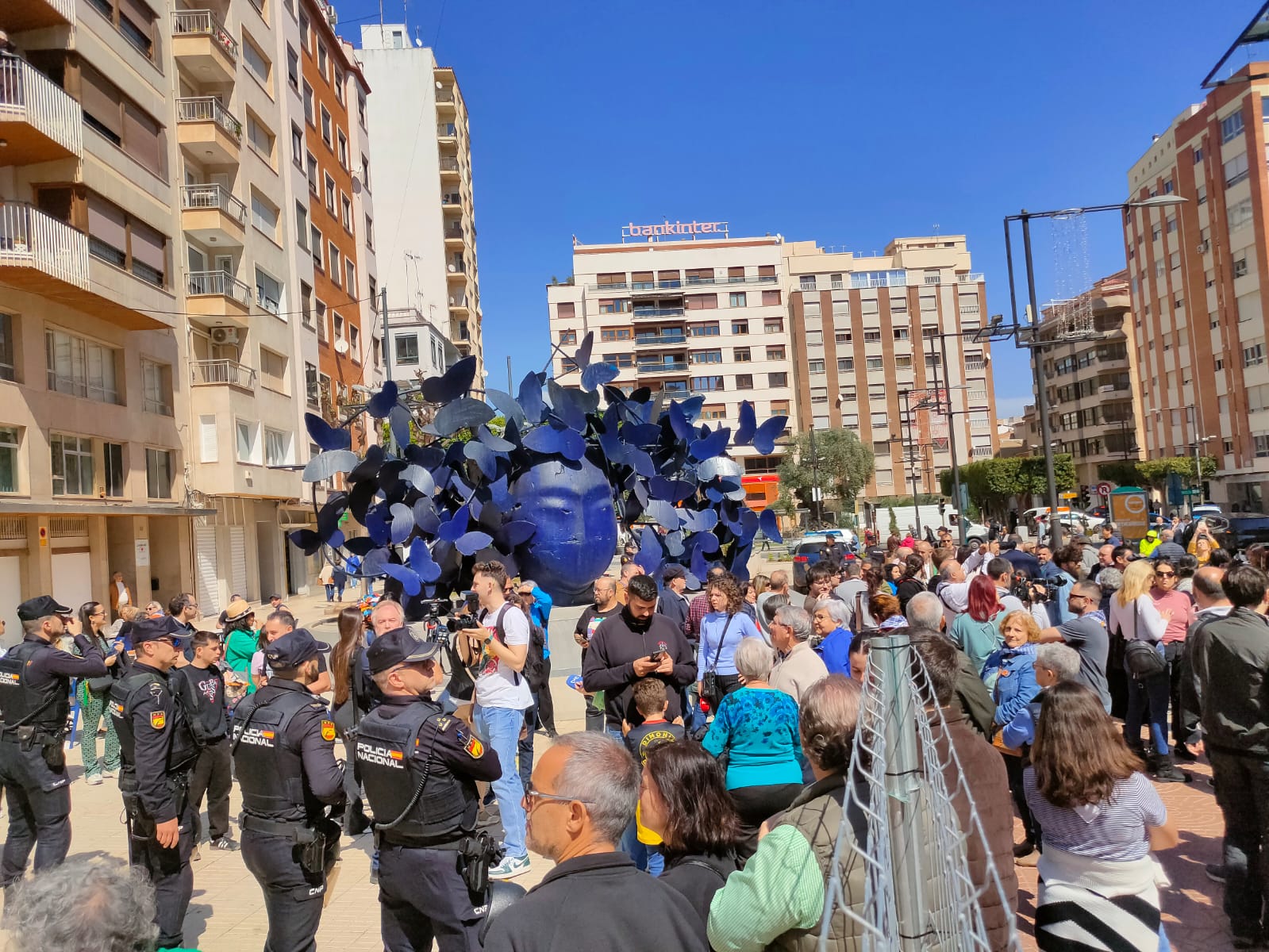 Protesta contra Mazón a les gaiates de Castelló de la Plana