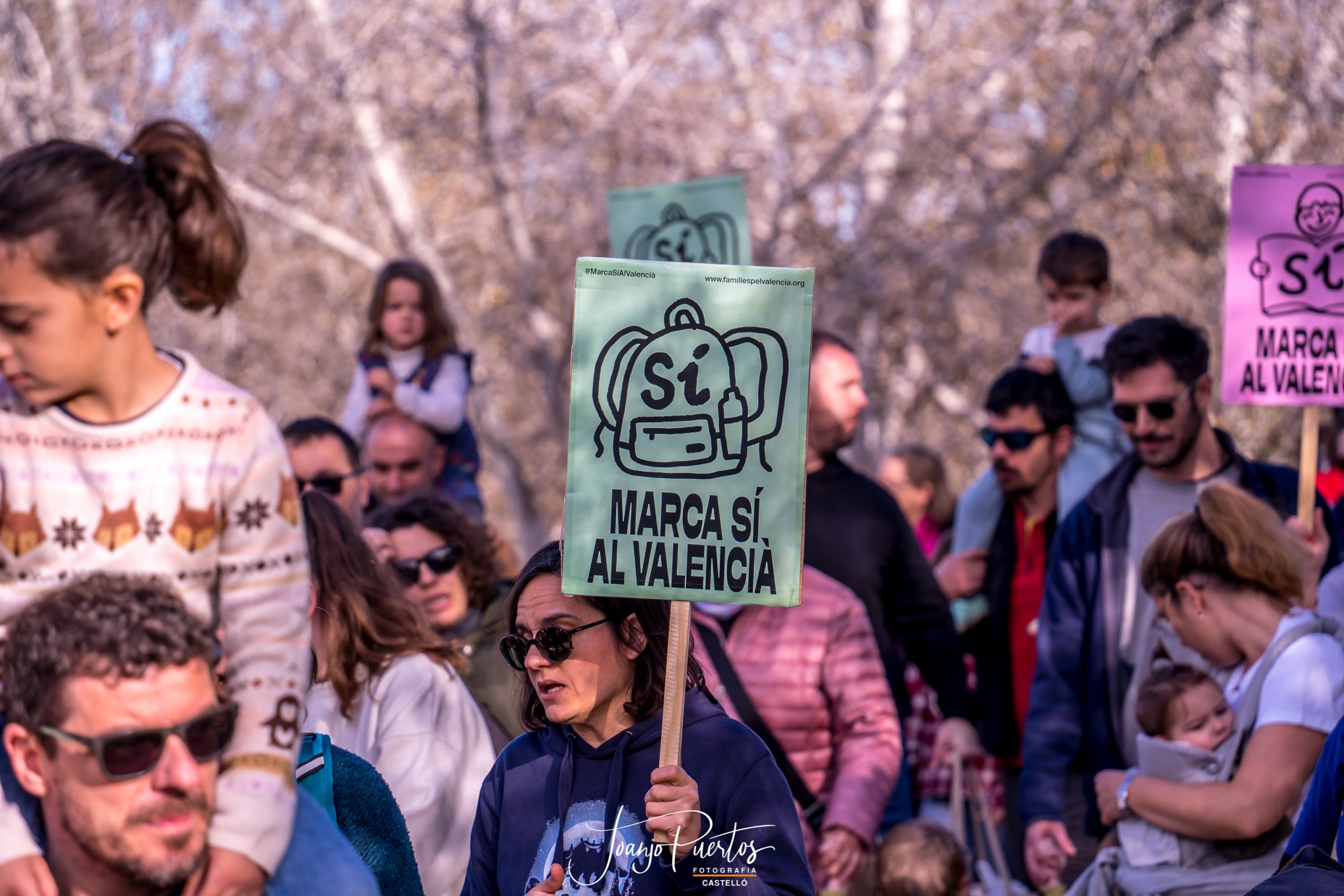 Manifestació a favor del valencià a Alzira | Joanjo Puertos | DLV