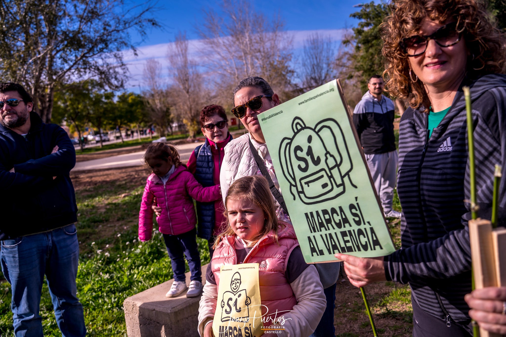 Manifestació a favor del valencià a Alzira | Joanjo Puertos | EP