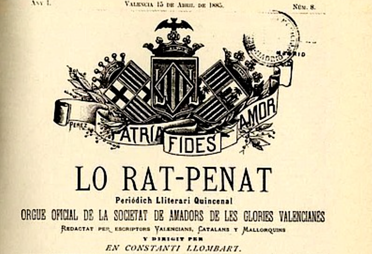 'Lo Rat Penat, Periodich Lliterari Quincenal', 1885