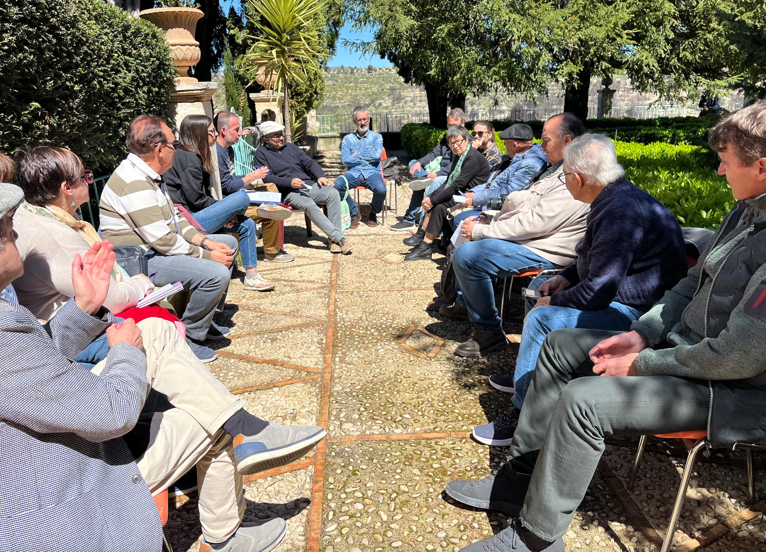 III Trobada d'Escriptors de l'Alcoià i el Comtat, al Jardí de Santos, a Penàguila