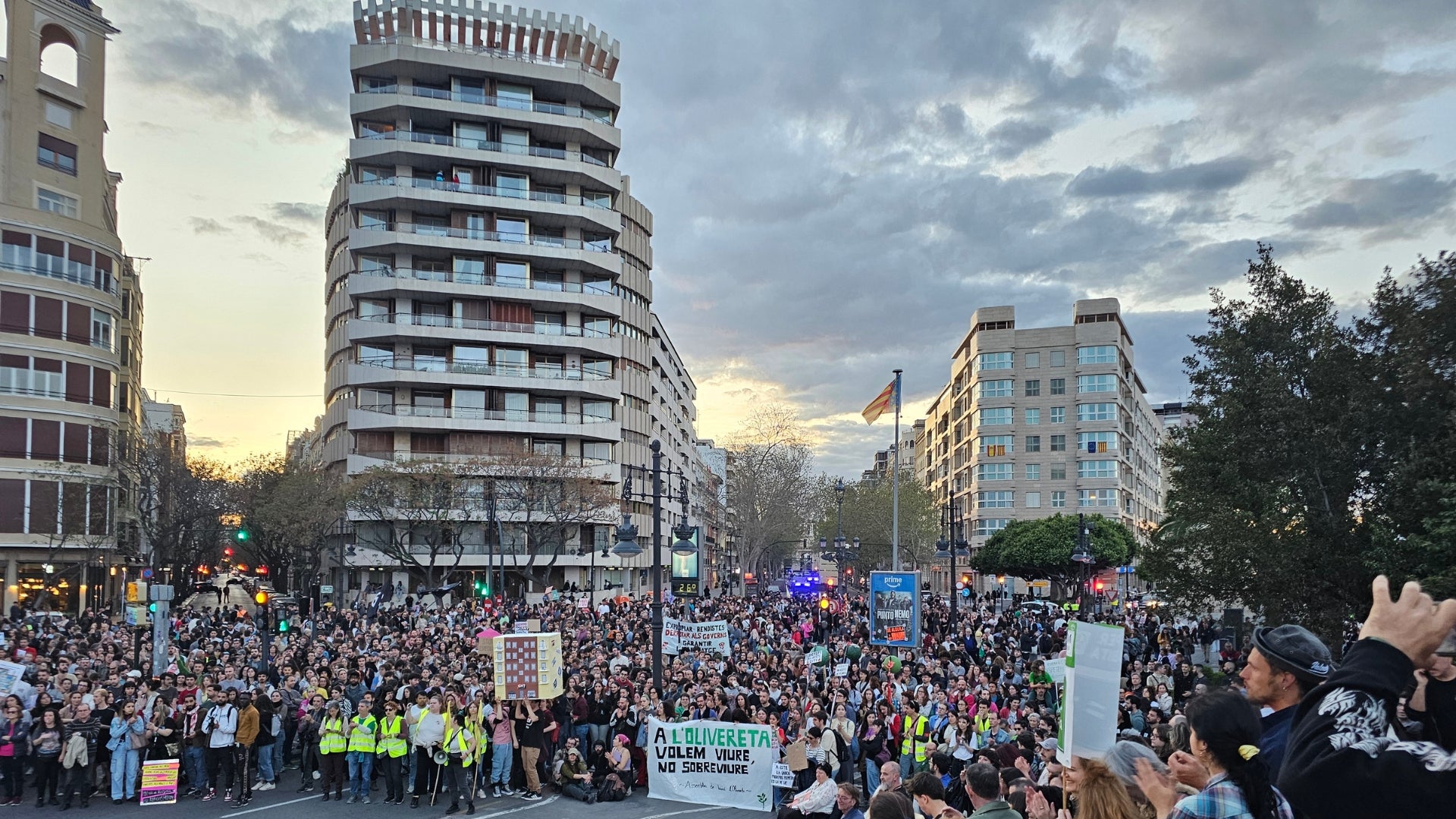 Manifestació pel dret a l'habitatge a València, en una imatge d'arxiu | Josan Piqueras