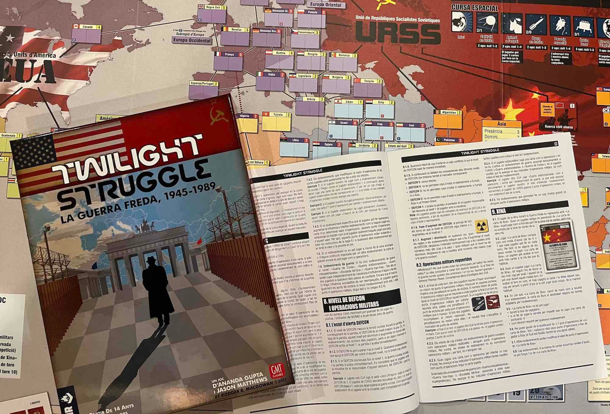 L’edició en valencià de Twilight Struggle