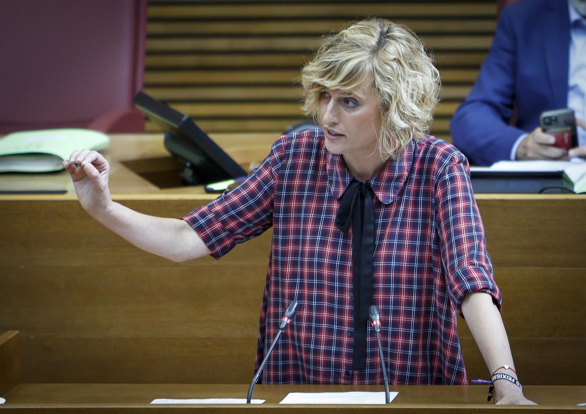 La portaveu de Cultura de Compromís en Les Corts, Verònica Ruiz | José Cuéllar | EP