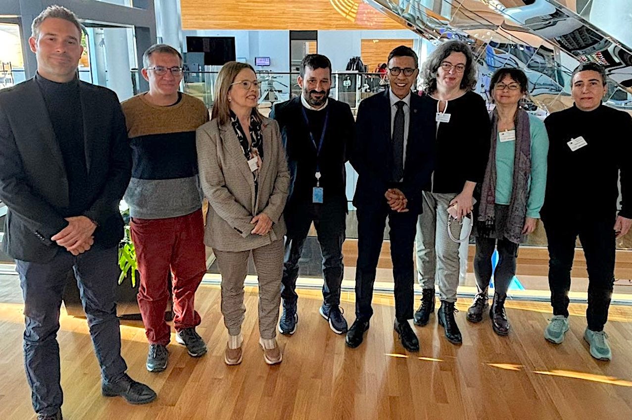 Representants de Compromís i de diveres entitats cíviques valencianes al Parlament Europeu | Compromís