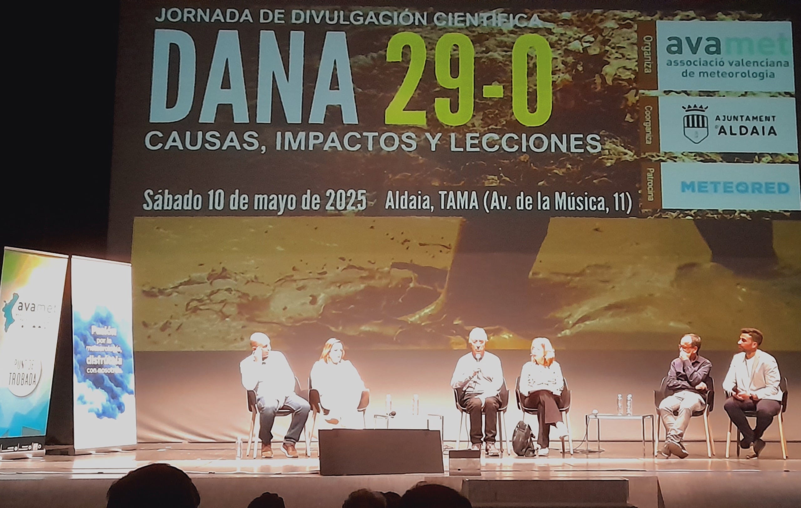 Jornada 'DANA 29-O, Causes, impactes i lliçons', organitzada a Aldaia per l'Associació Valenciana de Meteorologia