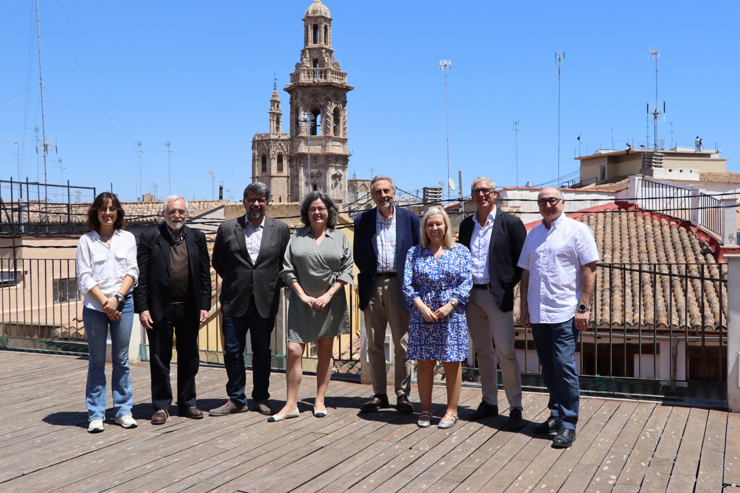 Membres del patronat de la Fundació .cat, a València 