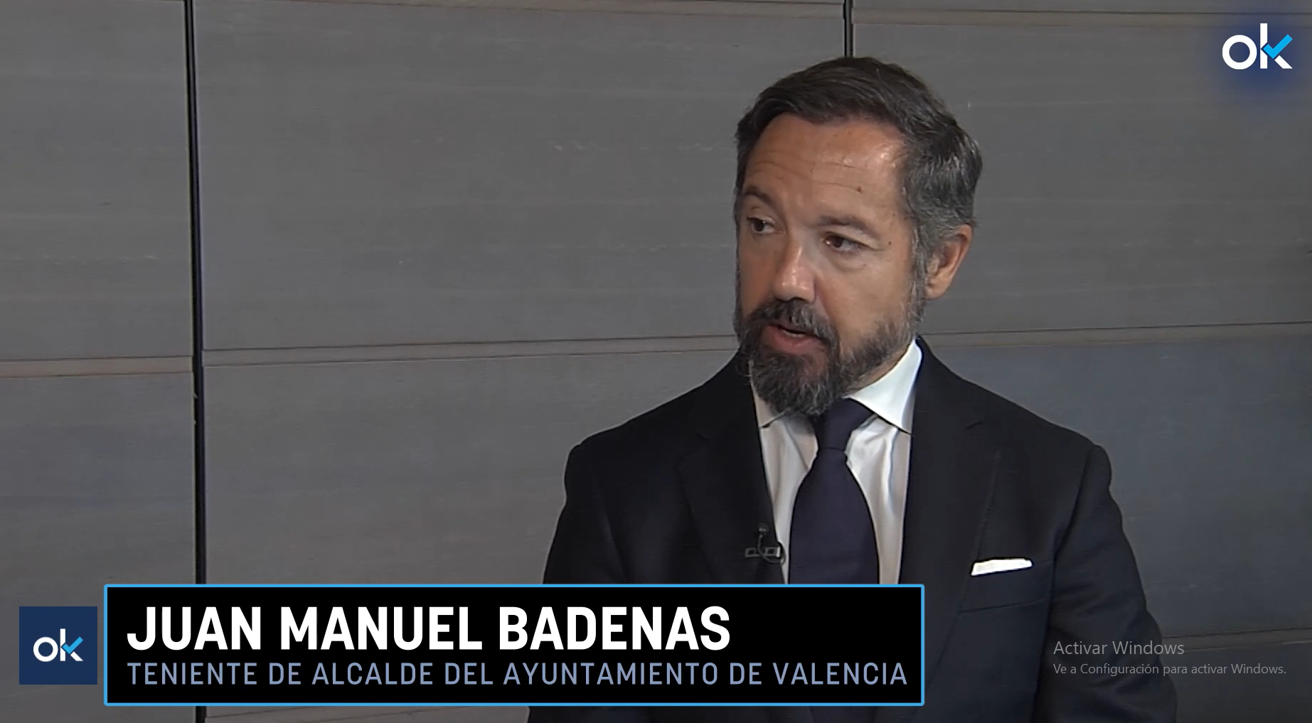 Captura de pantalla de l'entrevista de Nuan Manuel Badenas a OKDiario
