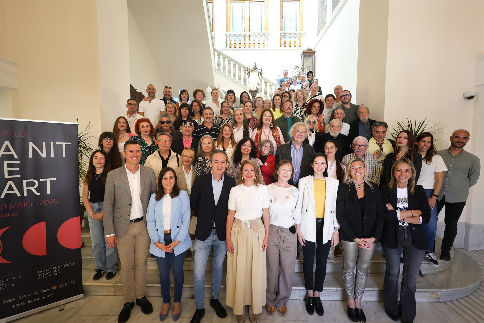 Participants en la Nit de l'Art de Castelló de la Plana 2025 | EP