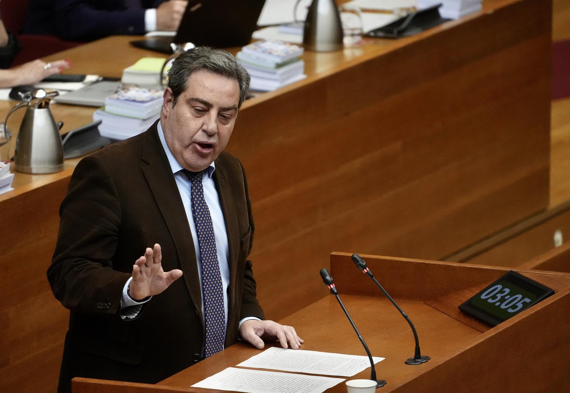 El síndic de Vox a les Corts, José M. Llanos | EP