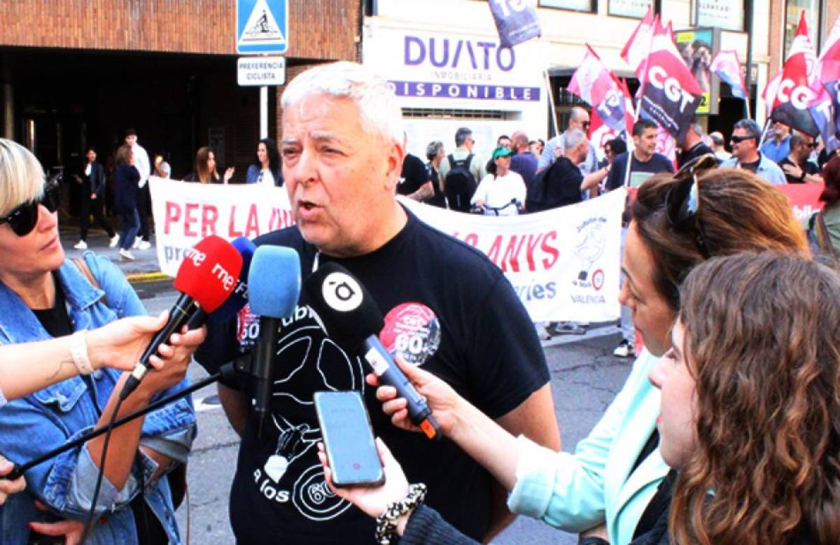 Gregorio Rabadán, president del Comité d'Empresa de l'EMT, en una imatge d'arxiu