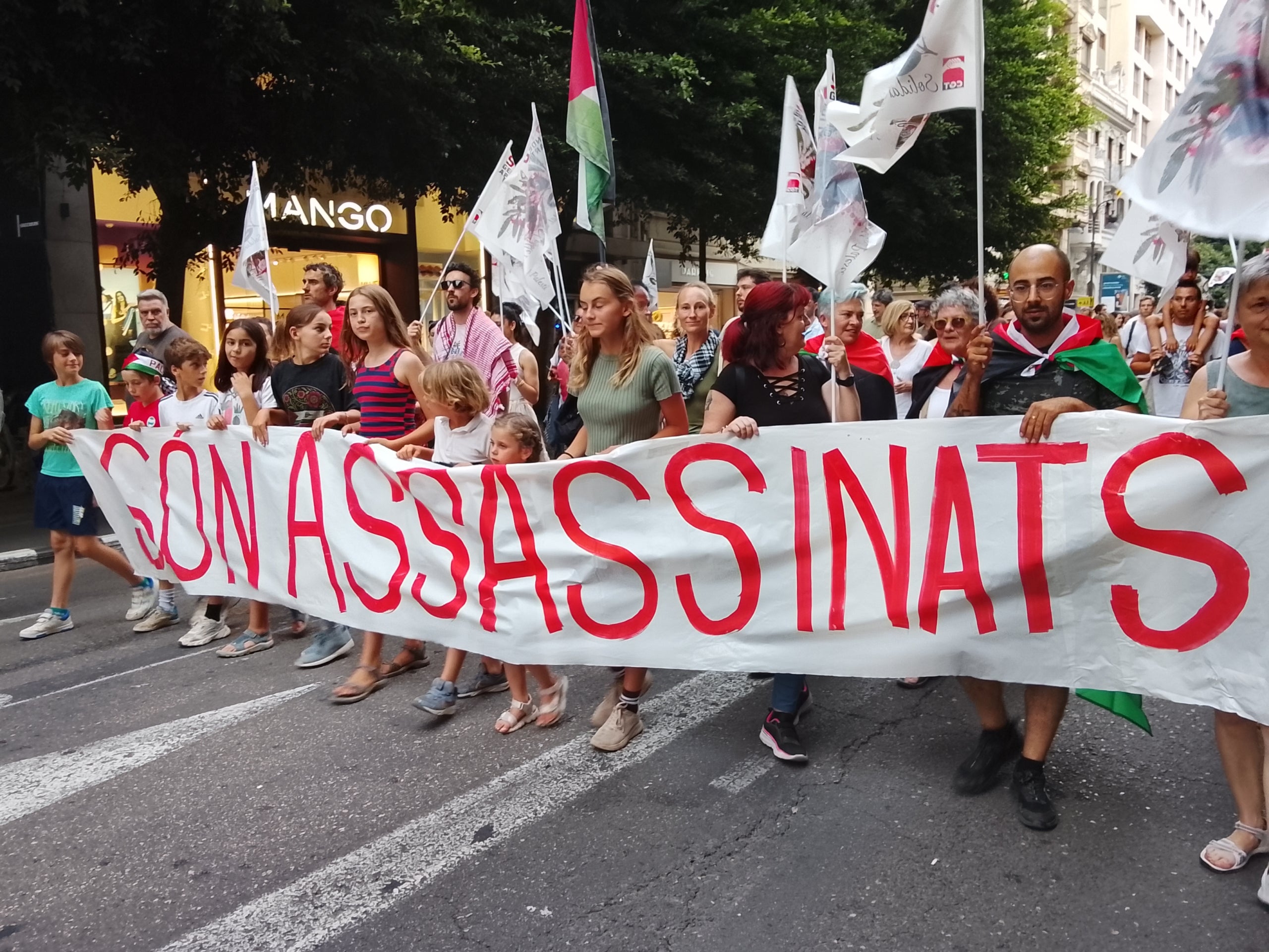Manifestació a València contra el genocidi a Palestina | Marc Vicent Adell