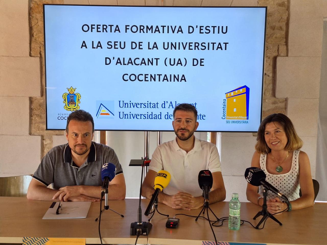 Presentació dels Cursos d’estiu Rafael Altamira de la UA a Cocentaina