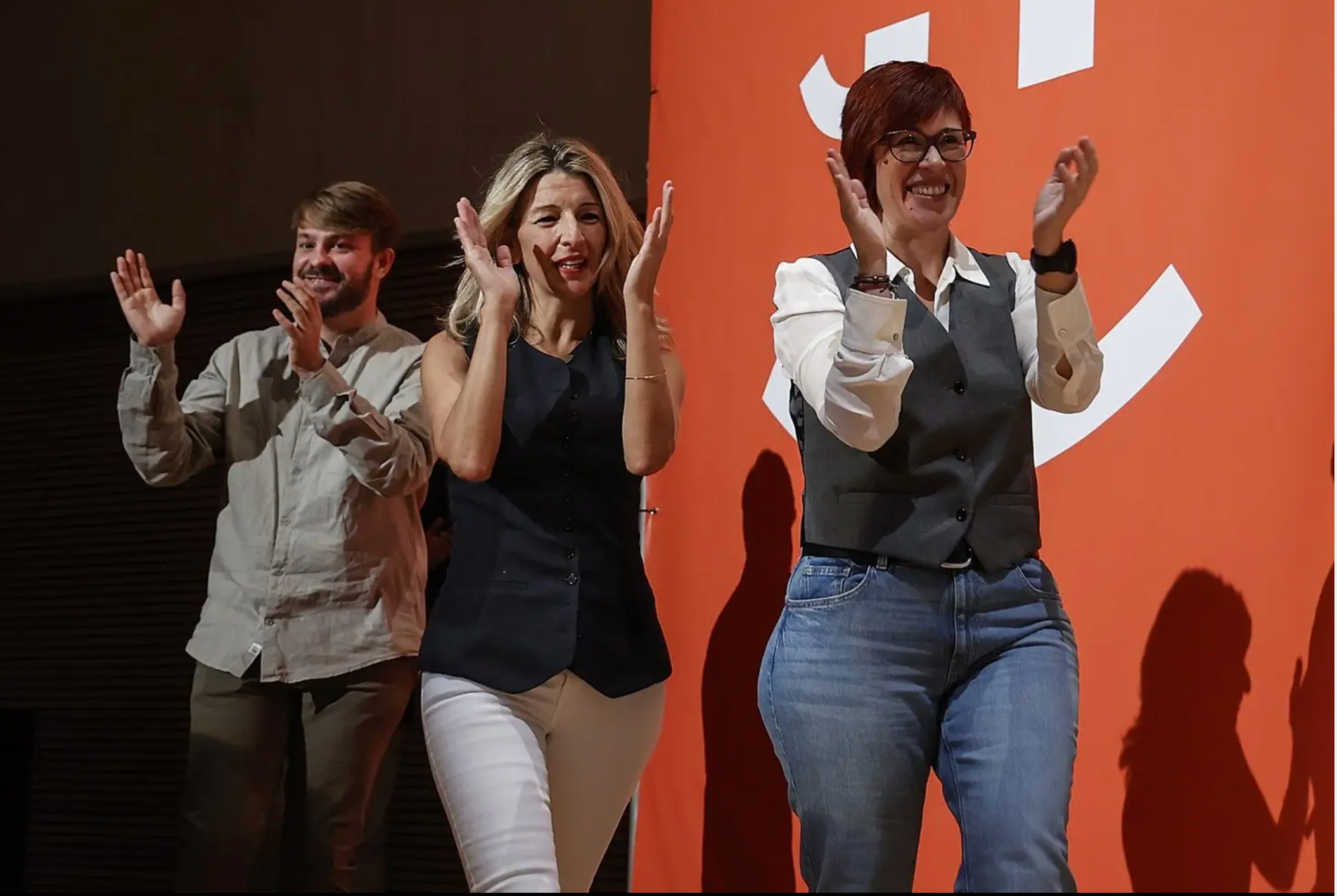 Alberto Ibàñez, Yolanda Díaz i Àgueda Micó | Rober Solsona | EP