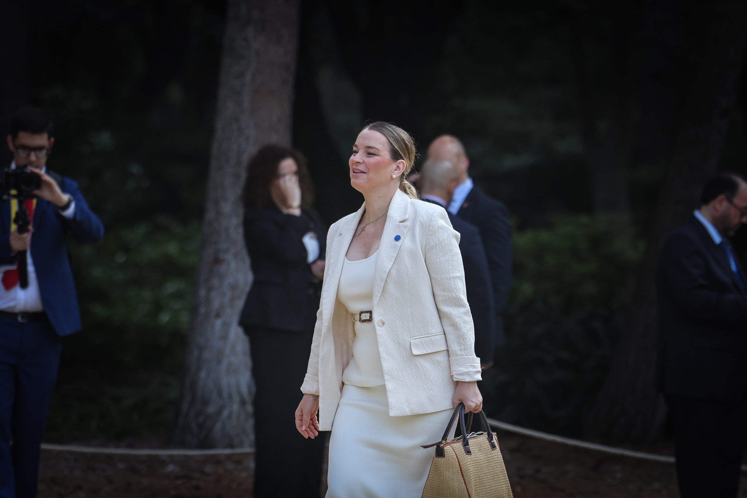 La presidenta de les Illes Balears, Marga Prohens, arribant a la Conferència de Presidents, a Barcelona | Jordi Borràs | ACN