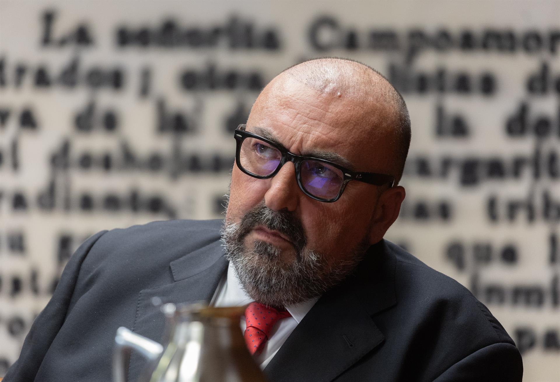 L'exassessor de l'exministre José Luis Ábalos, Koldo García,  en la comissió d'investigació del Senat sobre la compra de màscaretes durant la pandèmia | Eduardo Parra | EP