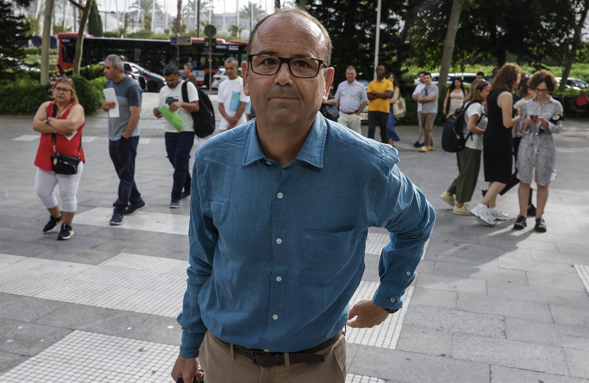 El cap de l'Aemet al País Valencià, José Àngel Núñez el dia de la seua declaració com a testimoni | Rober Solsona | EP
