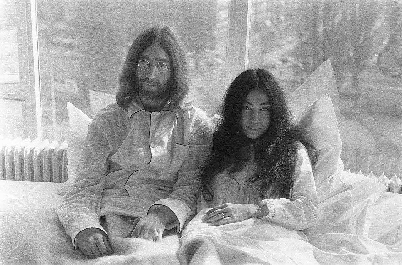 John Lennon i Yoko Ono, 1969 | Wikimedia Commons