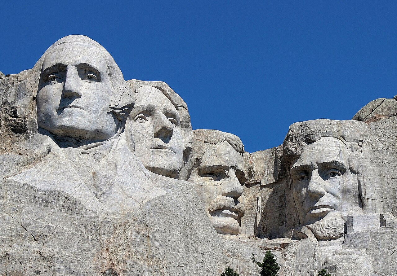 Memorial nacional a Mount Rushmore, a Dakota del Sud | Winkelvi | Wikimedia Commons