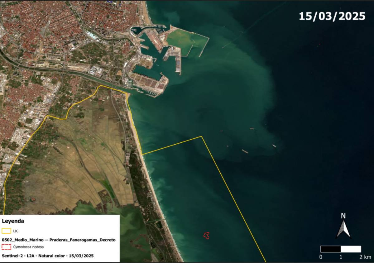 Les imatges del satèl·li detecten un increment de sediments i enterboliment de l'aigua